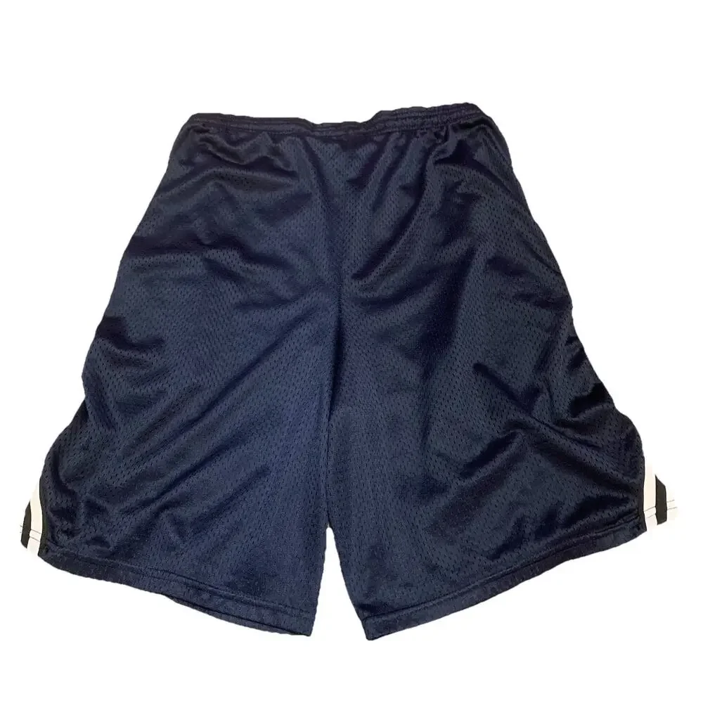 Champion Authentic Y2K Mesh Basketball Shorts Navy Striped Men’s Medium
